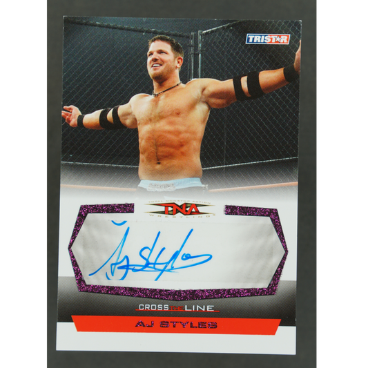 AJ Styles 2008 Tristar 1/1 Auto #C-AJ