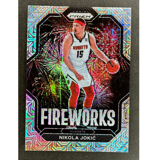 Nikola Jokic 2022 Prizm Fireworks Mojo 21/25 #18