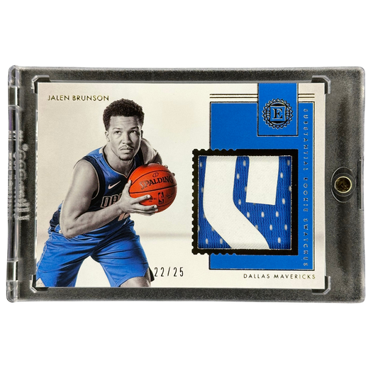 Jalen Brunson 2018 Encased Substantial Rookie Swatches RC Patch 22/25 #SR-JBR