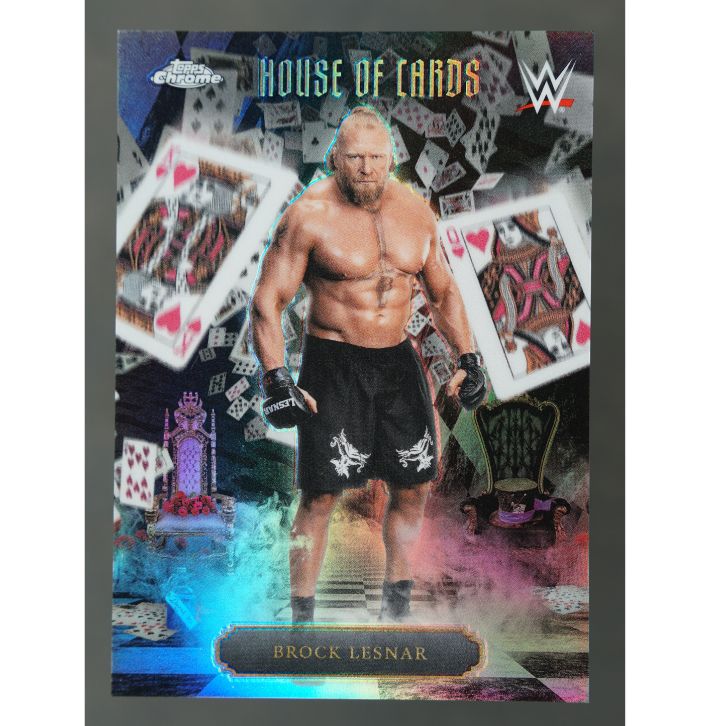 Brock Lesnar 2026 Chrome House of Cards #HOC-I