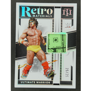 Ultimate Warrior 2024 National Treasures Retro Materials 25/25 #RM-UWR
