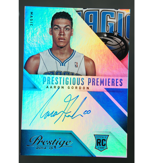 Aaron Gordon 2014 Prestige Premiers Auto RC #PP-AG