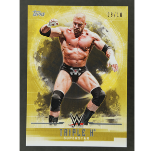 Triple H 2017 Topps Superstar 8/10 #37