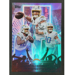 Justin Herbert 2026 Topps Billboard Materials #BM-28