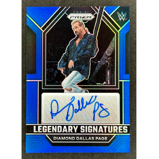 Diamond Dallas Page 2023 Prizm Legendary Signatures Auto Blue 35/49 #LS-DDP