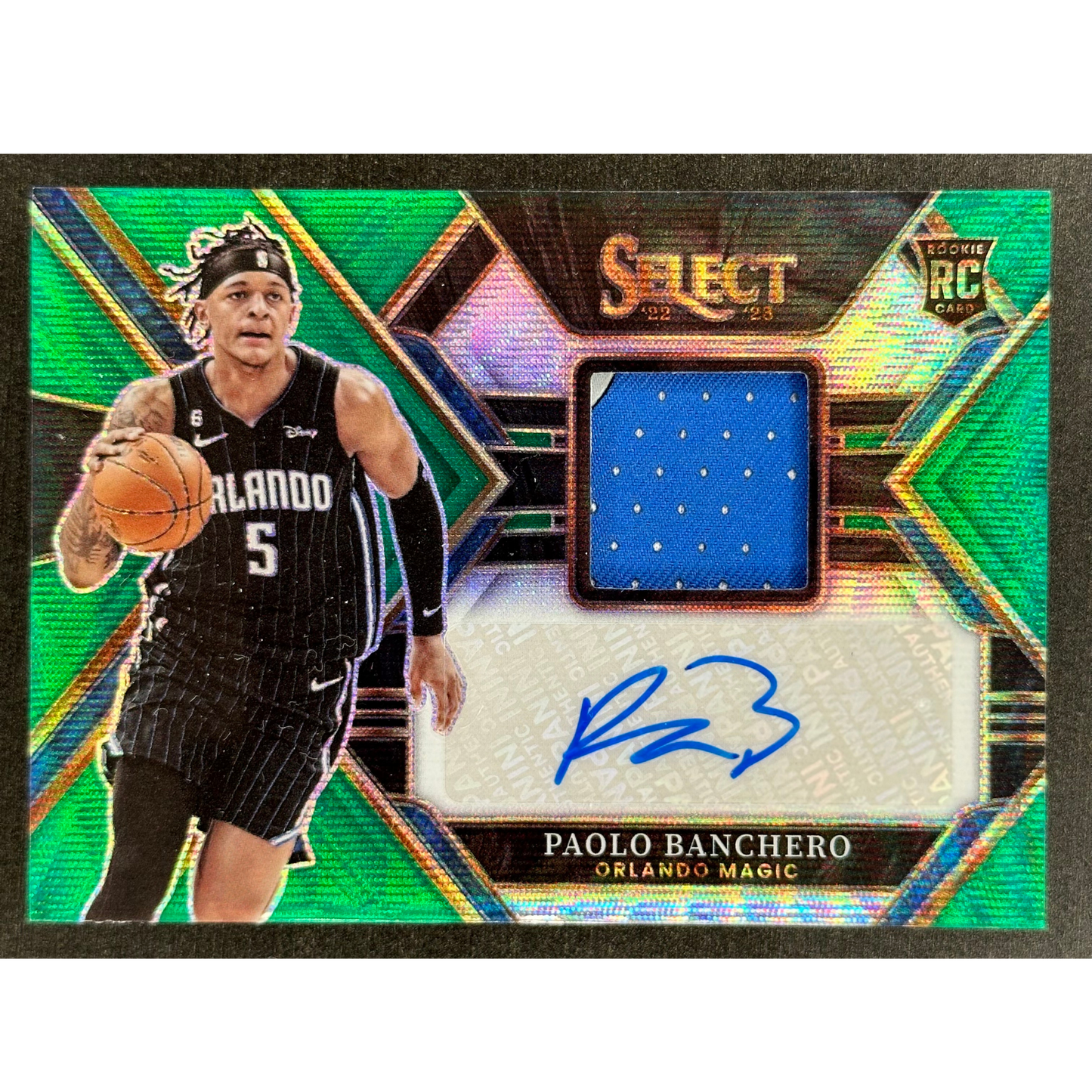 Paolo Banchero 2022 Select Rookie Jersey Auto 20/25 #RJA-PBC