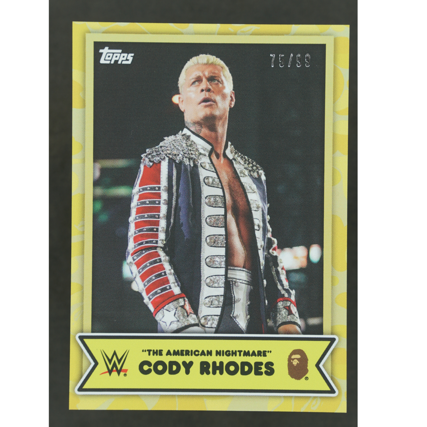 "The American Nightmares" Cody Rhodes 2025 Topps x BAPE 75/99 #2
