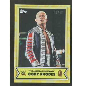 "The American Nightmares" Cody Rhodes 2025 Topps x BAPE 75/99 #2