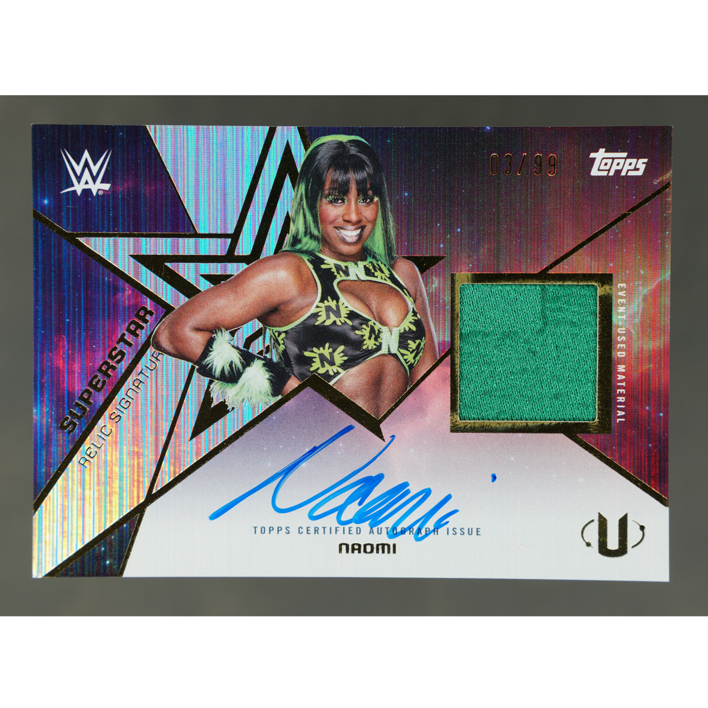 Naomi 2025 Universe Relic Auto 3/99 #SRS-NAO