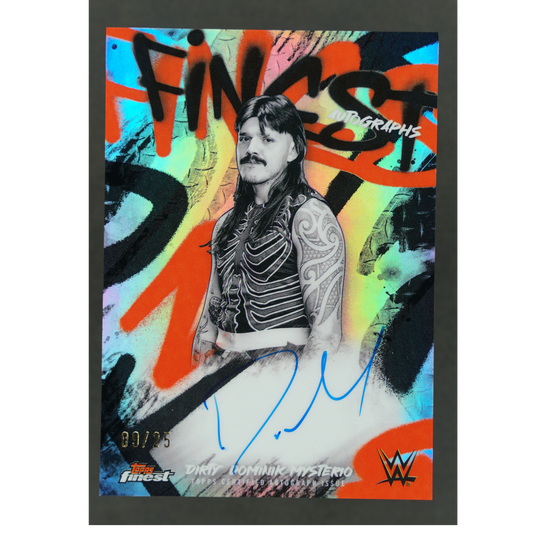 "Dirty" Dominik Mysterio 2025 Finest Autographs 9/25 #FA-MYS