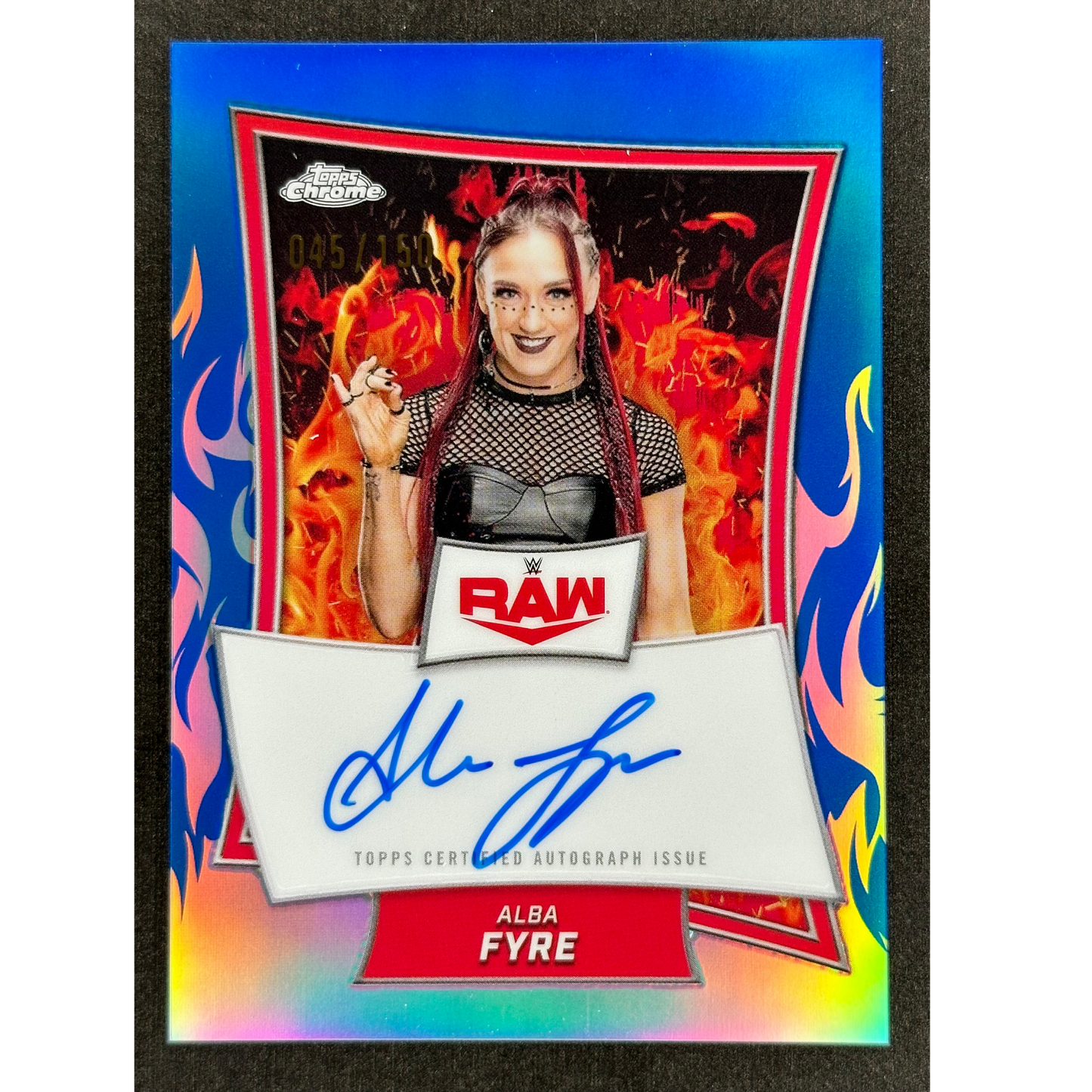 Alba Fyre 2025 Chrome Red Brand Auto 45/150 #RBA-ALB