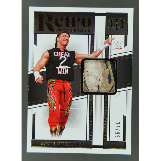 Eddie Guerrero 2024 National Treasures Retro Materials Memorabilia 37/99 #RM-EGR