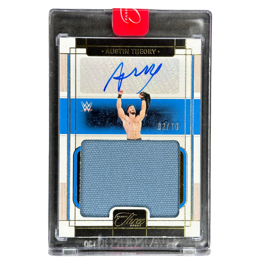 Austin Theory 2024 Three Count Memorabilia Auto 2/10 #MM-ATH