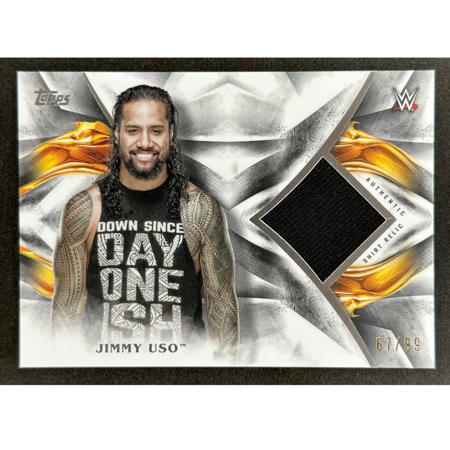 Jimmy Uso 2019 Undisputed Relic 67/99 #UR-USO