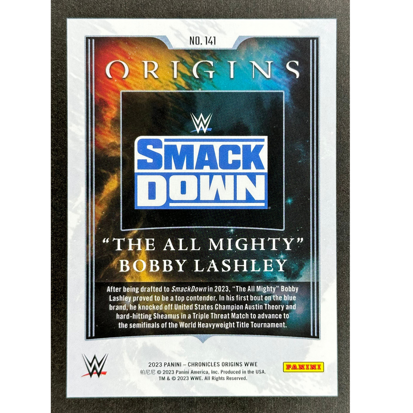 "The All Mighty" Bobby Lashley 2023 Origins 25/99 #141