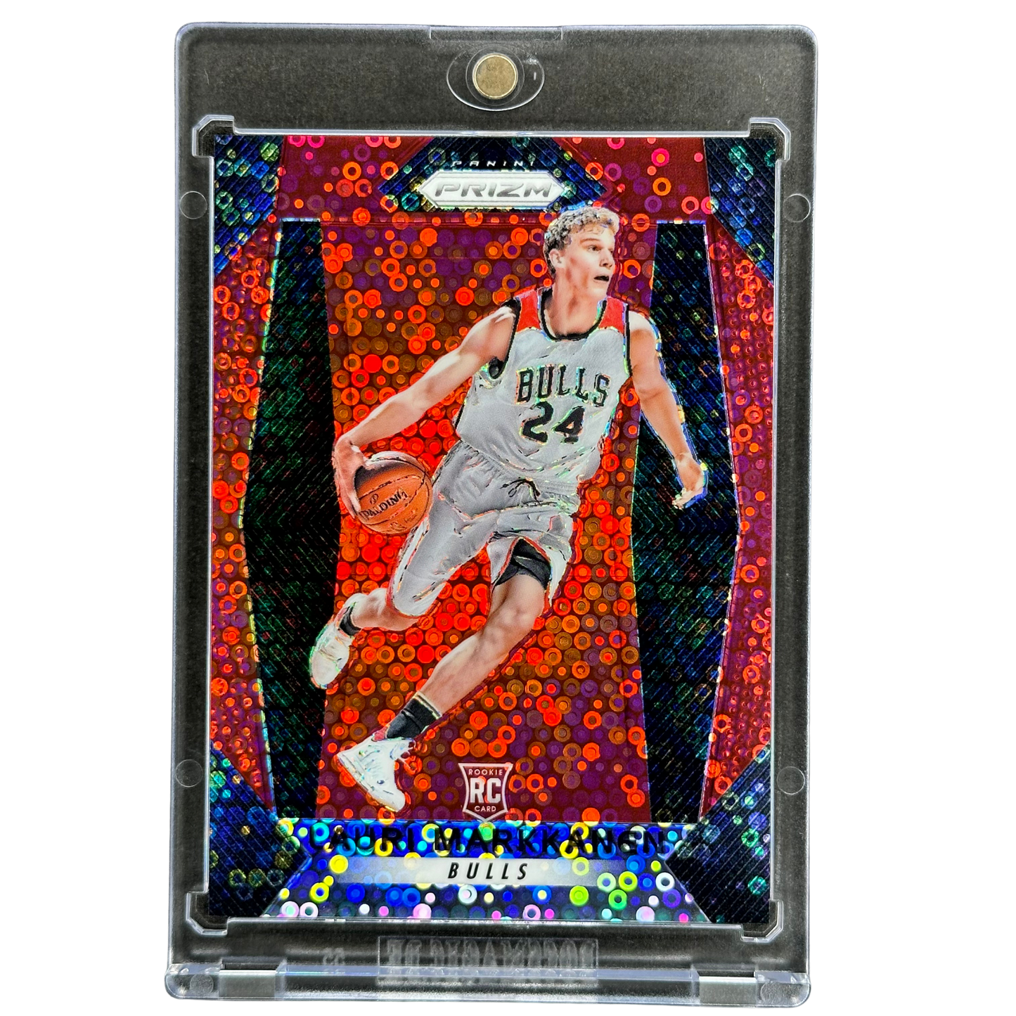 Lauri Markkanen 2017 Prizm Red Fast Break 36/125 RC Rookie Card #247