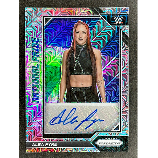 Alba Fyre 2023 Chronicles Prizm National Pride Mojo Auto 19/25 #NP-AFY
