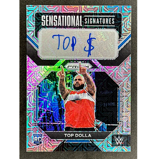 Top Dolla 2023 Prizm Sensational Signatures RC Rookie Card Auto Mojo 12/25 #SN-TDL