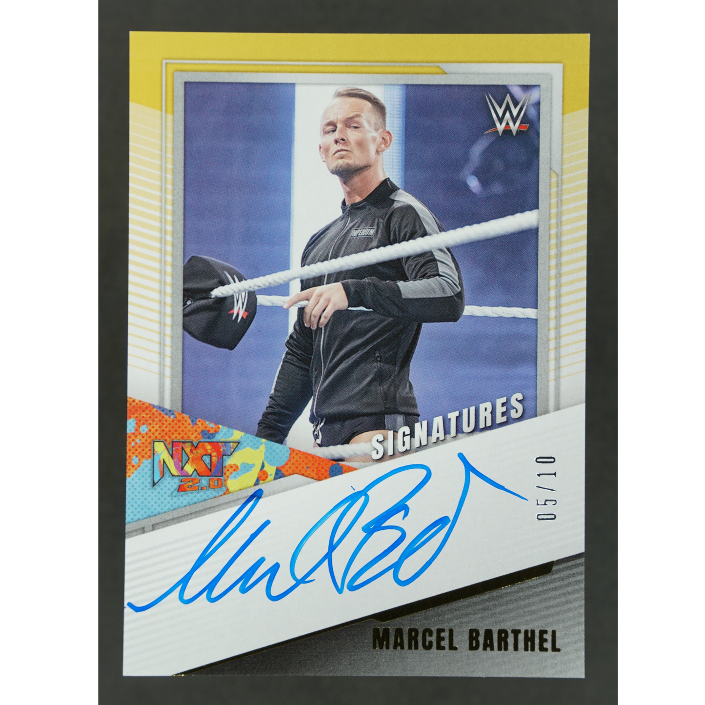 Marcel Barthel (Ludwig Kaiser) 2022 NXT Signatures 5/10 #NS-MBT