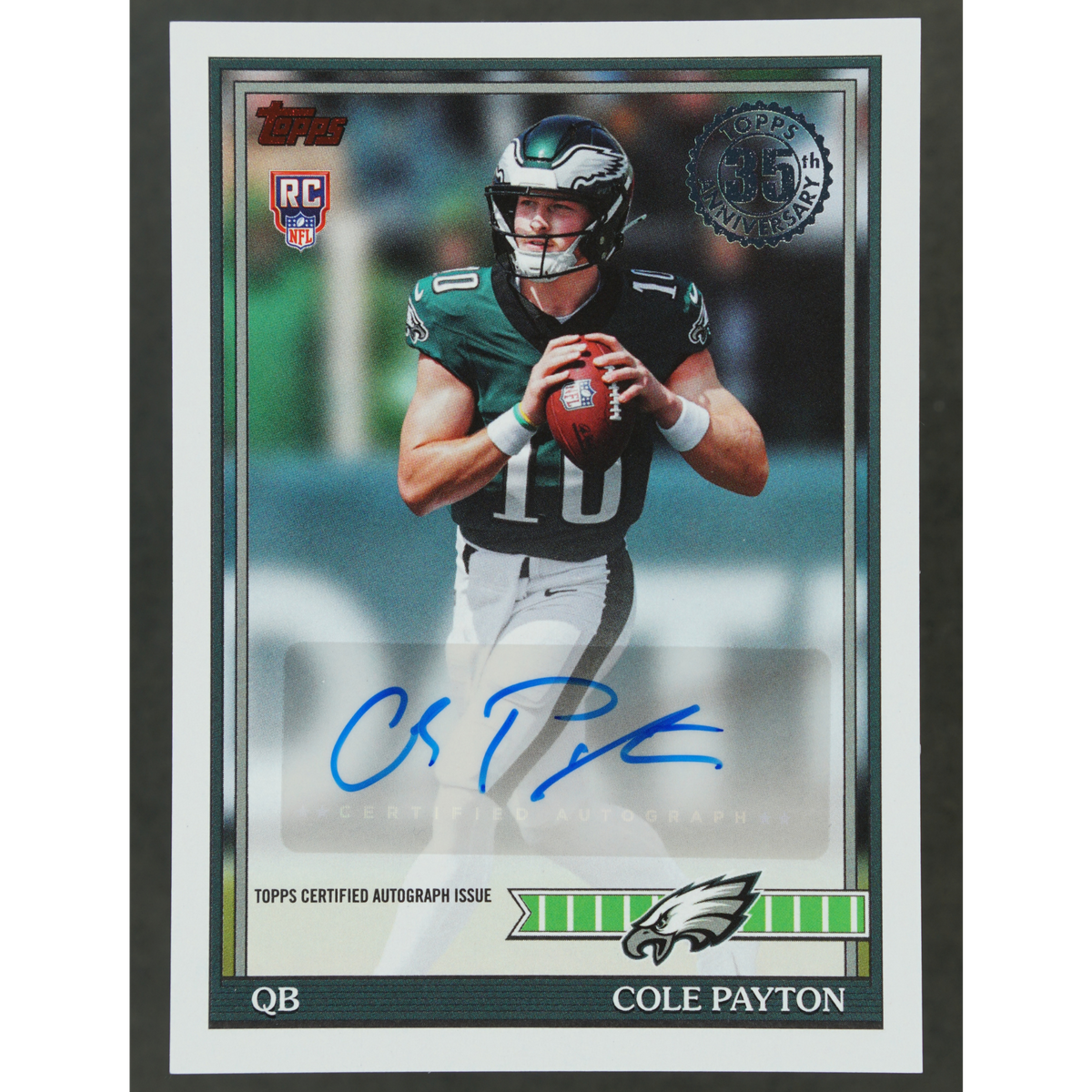 Cole Payton 2026 Topps RC Auto 1991 #91FRA-CP