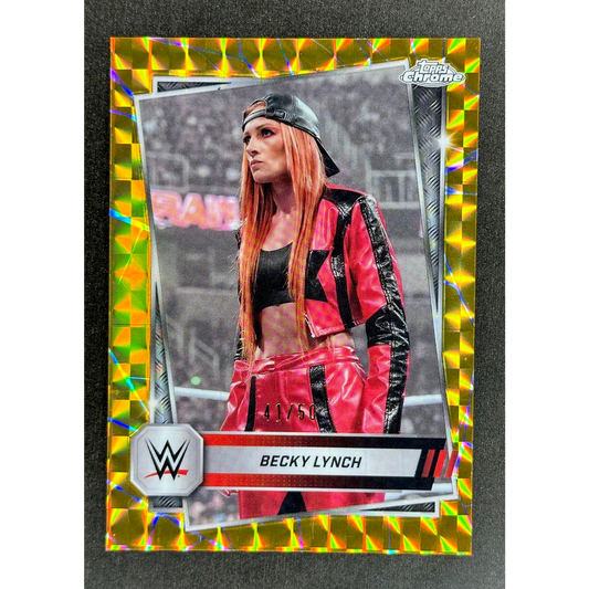 Becky Lynch 2025 Chrome Gold 41/50 #133