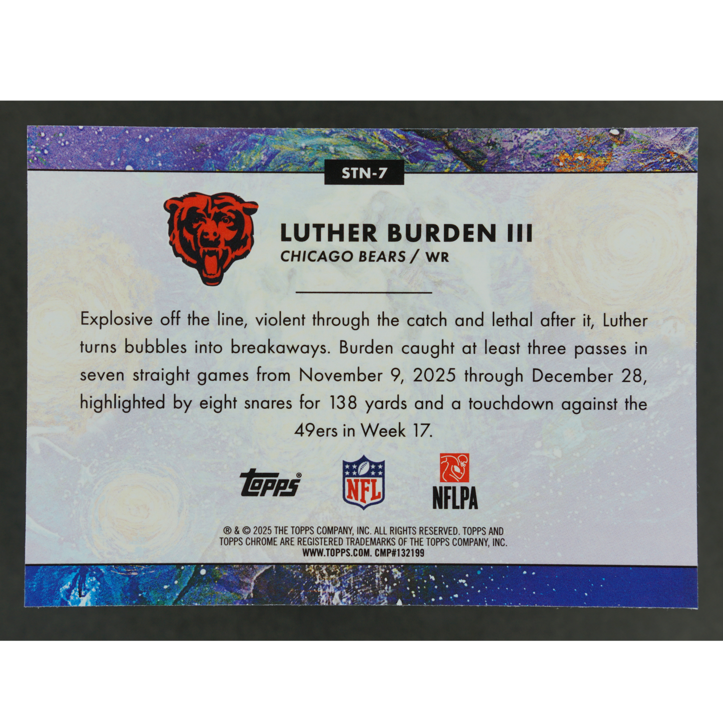 Luther Burden III 2025 Cosmic Stars in the Night RC #STN-7