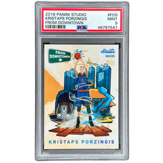 Kristaps Porzingis 2016 Studio From Downtown PSA 9 #FD9
