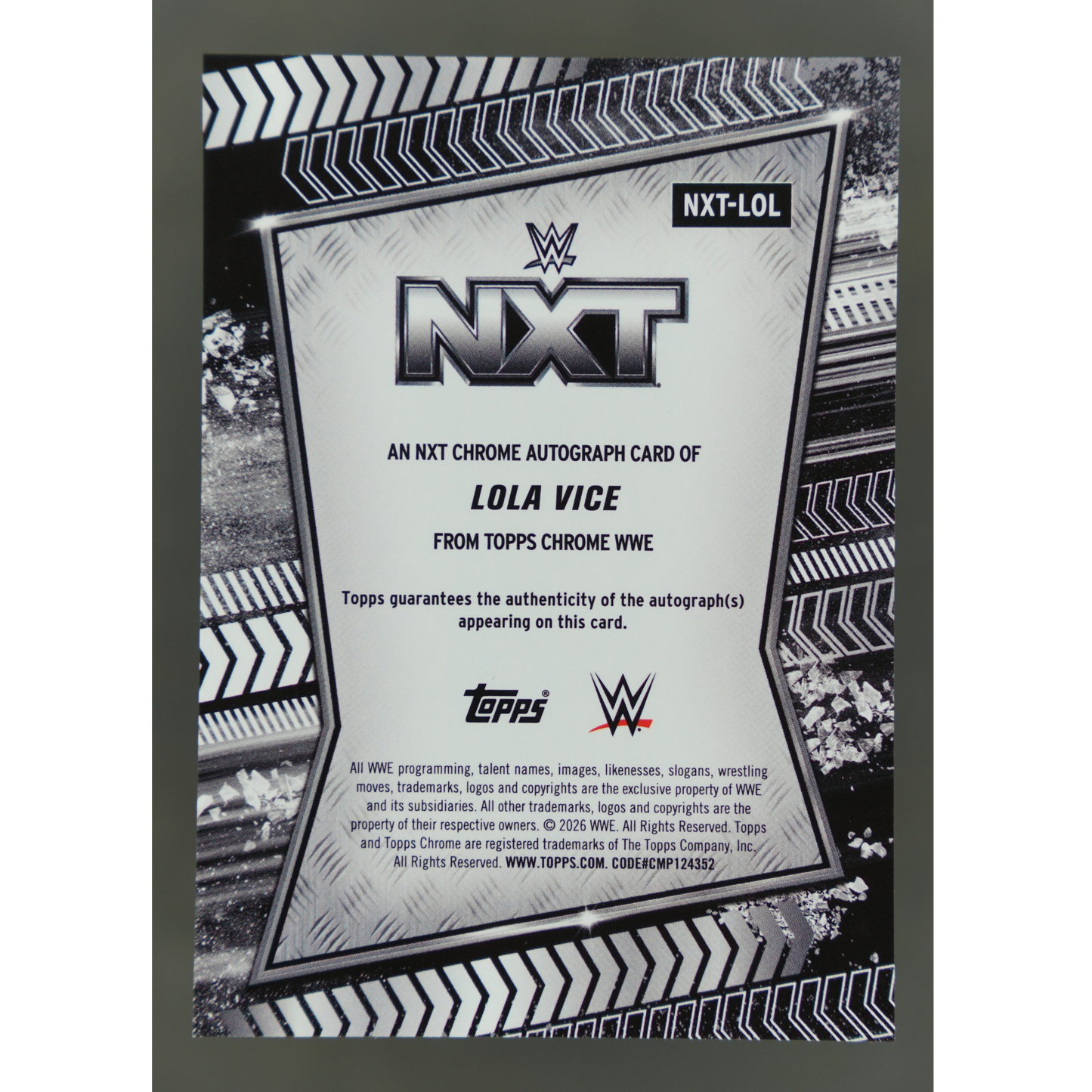 Lola Vice 2026 Chrome NXT Auto #NXT-LOL
