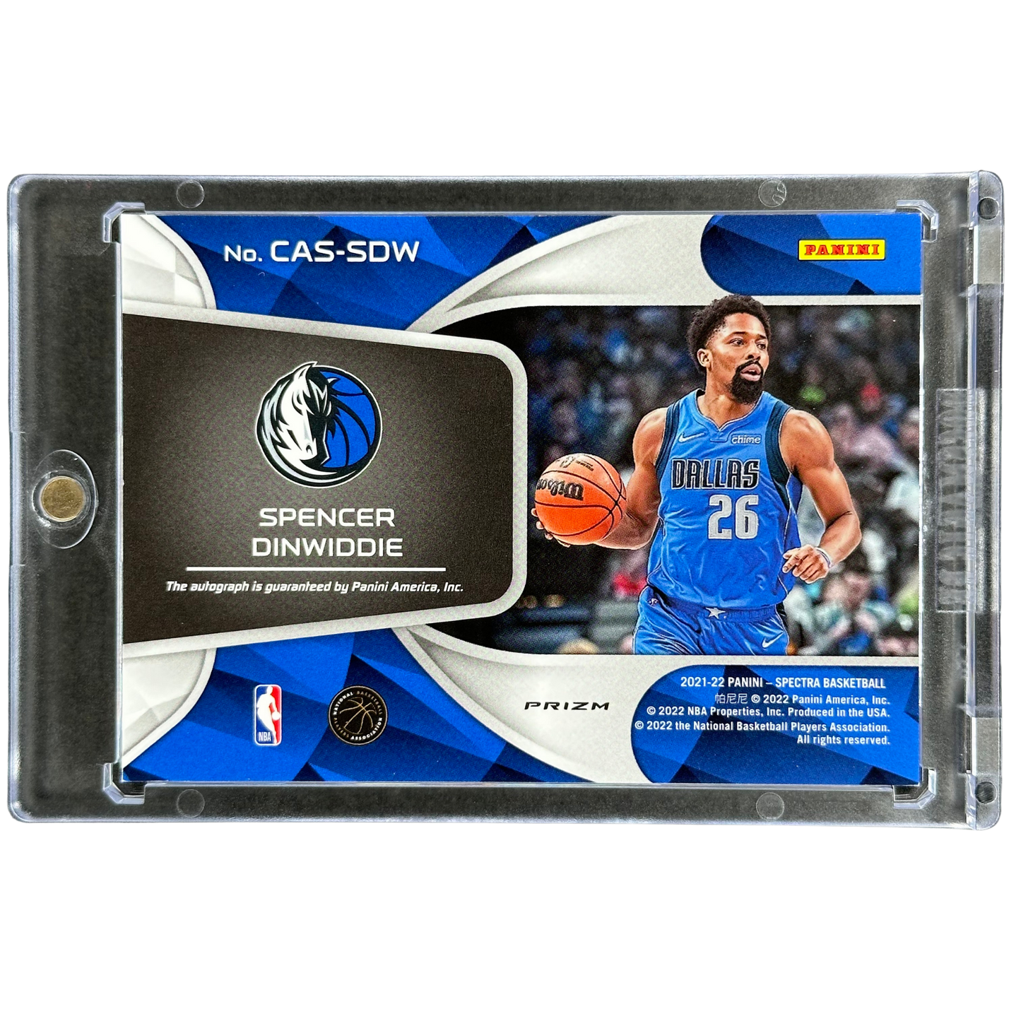 Spencer Dinwiddie 2021 Spectra Catalysts Auto #CAS-SDW