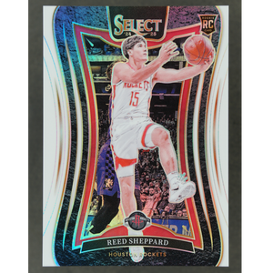 Reed Sheppard 2024 Select White RC Rookie Card 28/125 #366