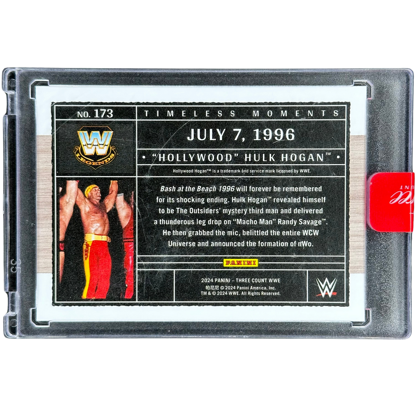 „Hollywood“ Hulk Hogan 2024 Three Count 5/8 #173