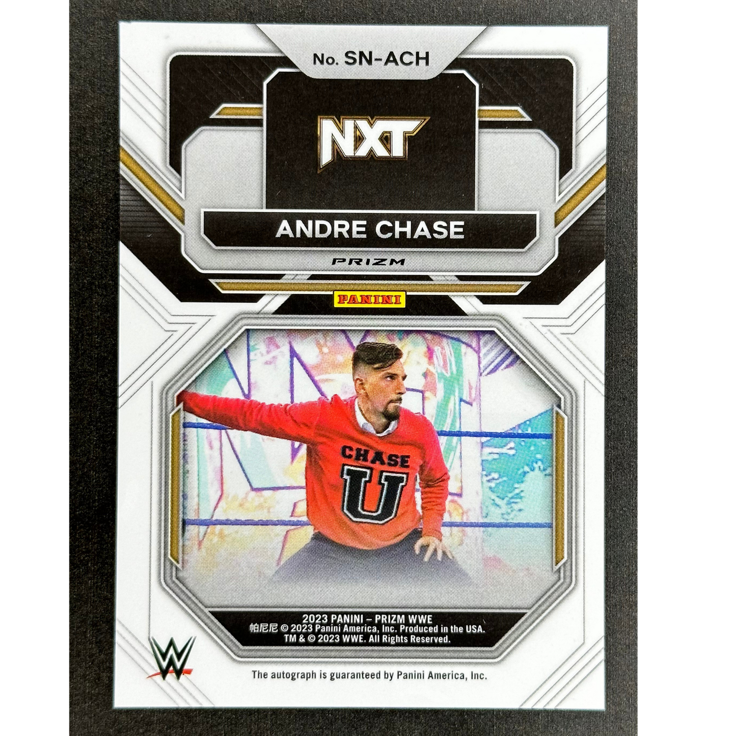 Andre Chase 2023 Prizm Sensational Signatures Auto #SN-ACH