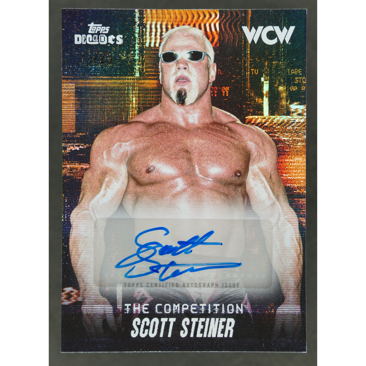 Scott Steiner 2026 WWE Decades The Competition Auto 11/25 #81A