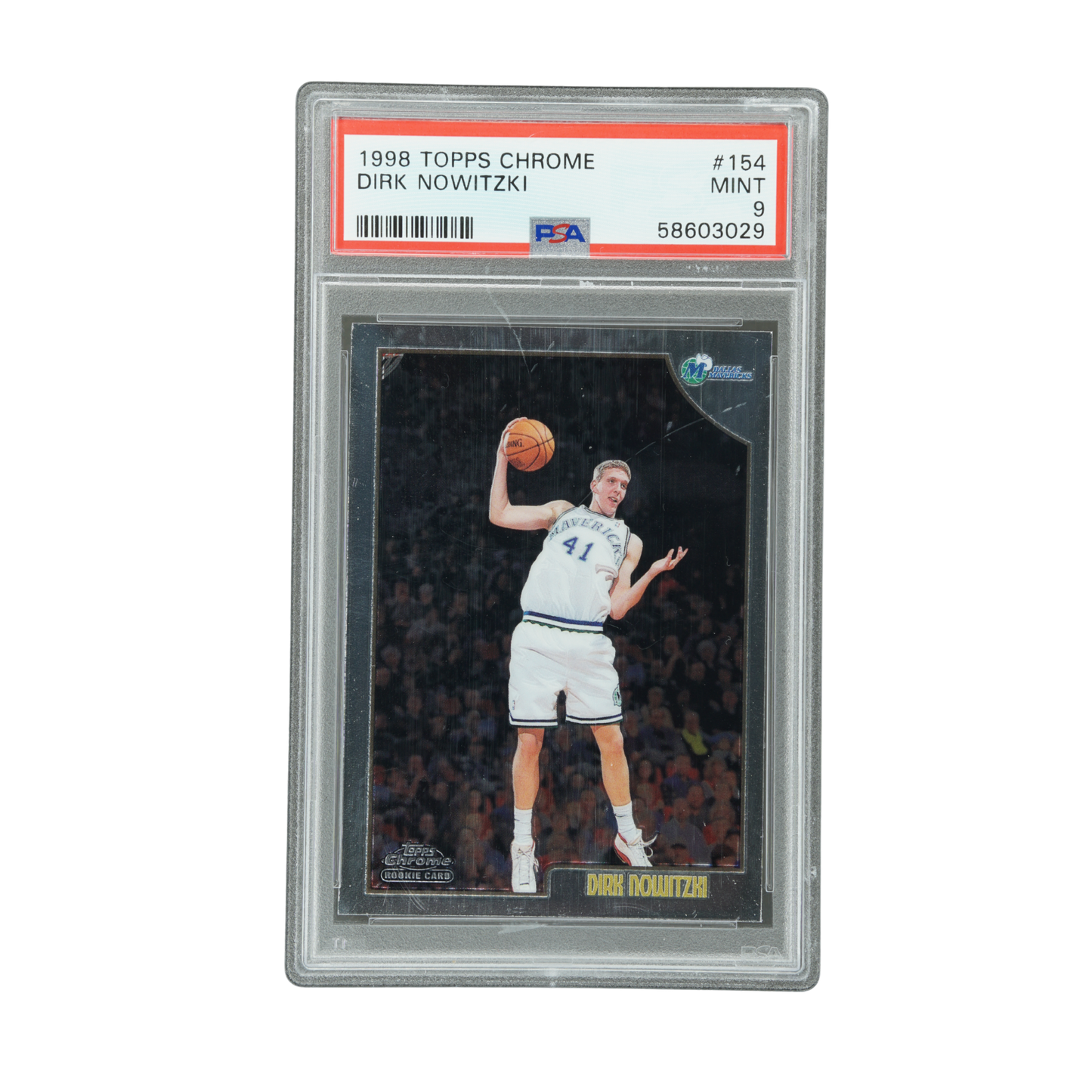 Dirk Nowitzki 1998 Chrome RC PSA 9 #154