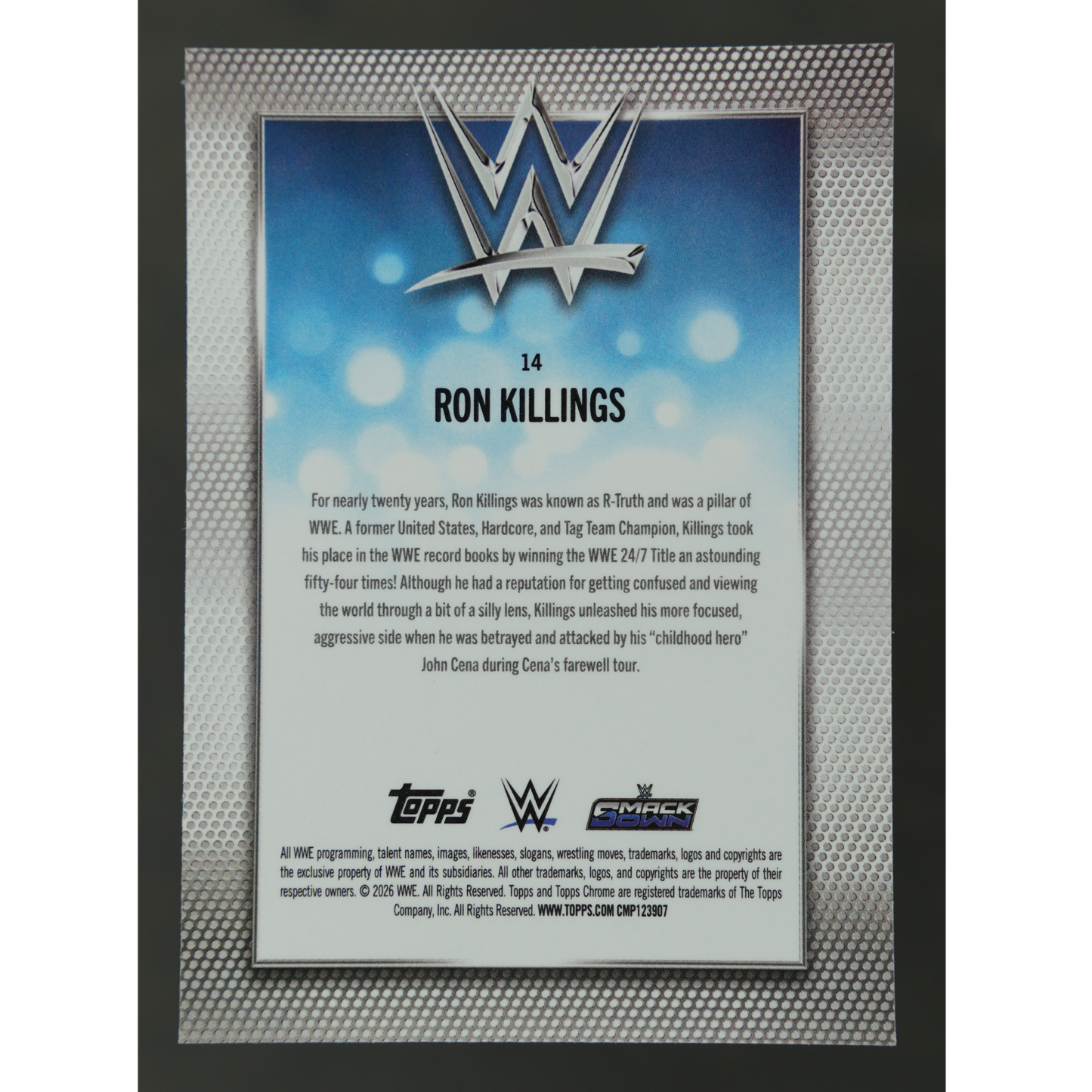 Ron Killings 2026 Chrome 92/99 #14