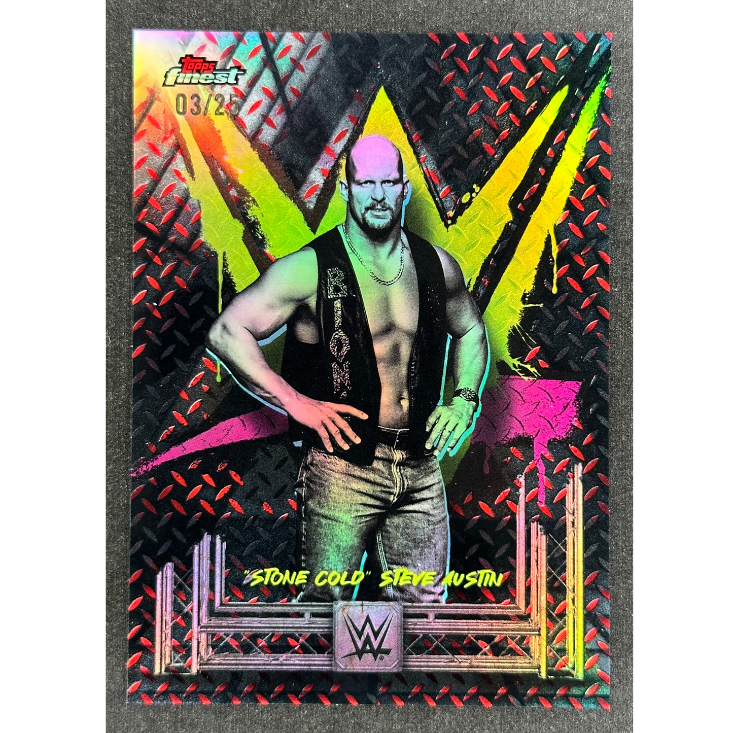 "Stone Cold" Steve Austin 2025 Finest 3/25 Common #2