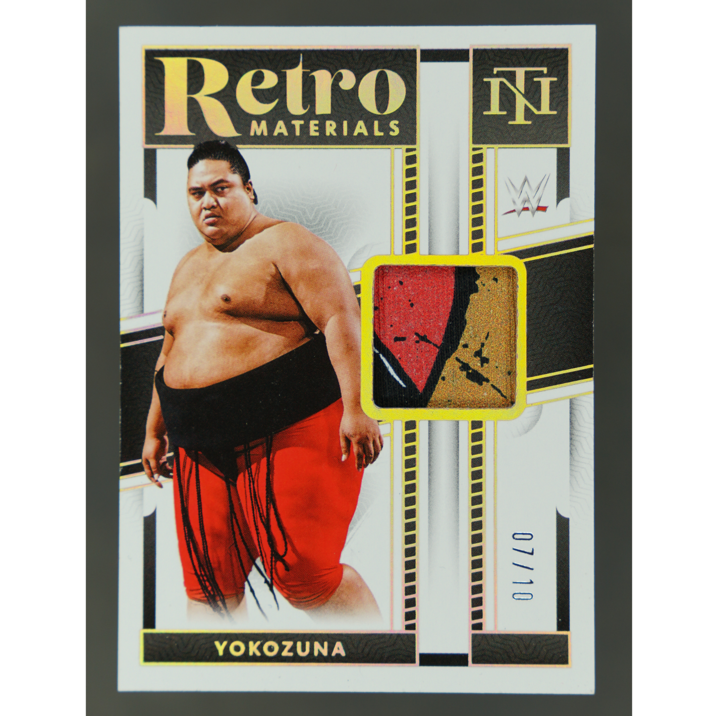 Yokozuna 2024 National Treasures Retro Materials Memorabilia 7/10 #RM-YKZ