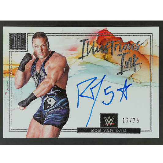 Rob Van Dam 2023 Impeccable Illustrrious Ink Auto 12/75#IL-RVD