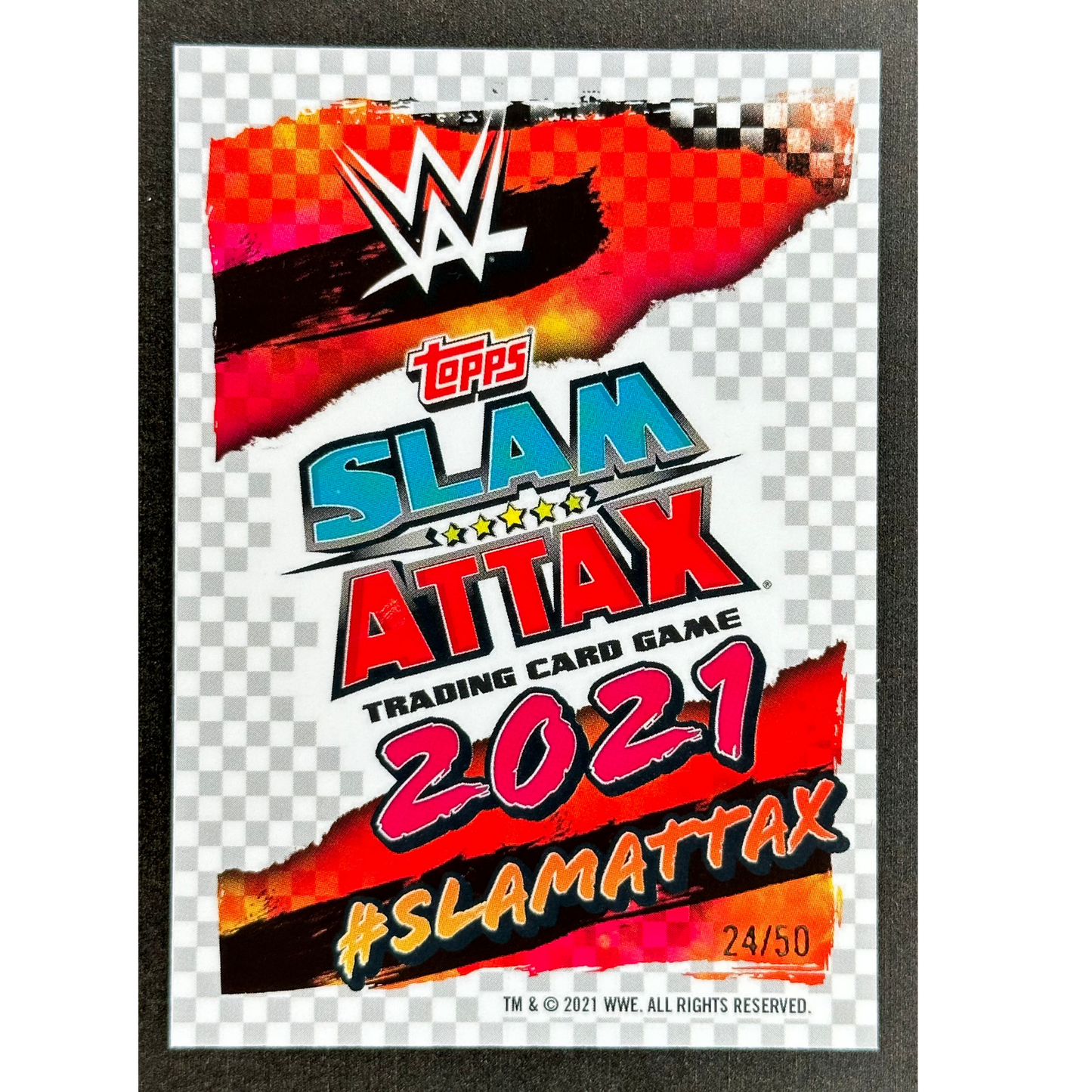 Cesaro 2021 Chrome Slam Attax 24/50