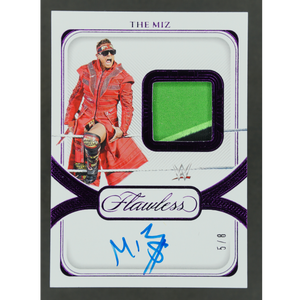 The Miz 2024 Flawless Memorabilia Auto 5/8 #SP-MIZ
