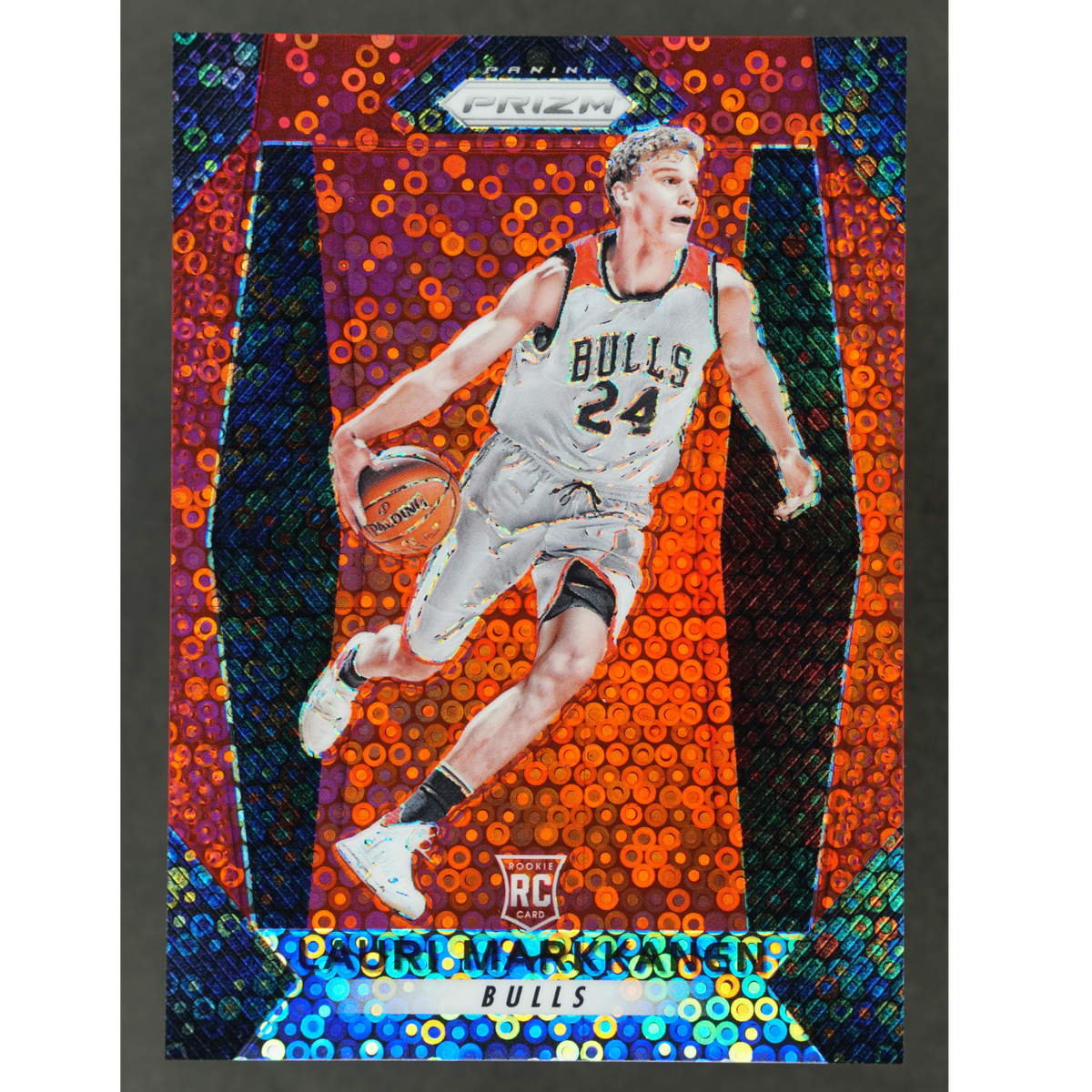 Lauri Markkanen 2017 Prizm Red Fast Break 36/125 RC Rookie Card #247