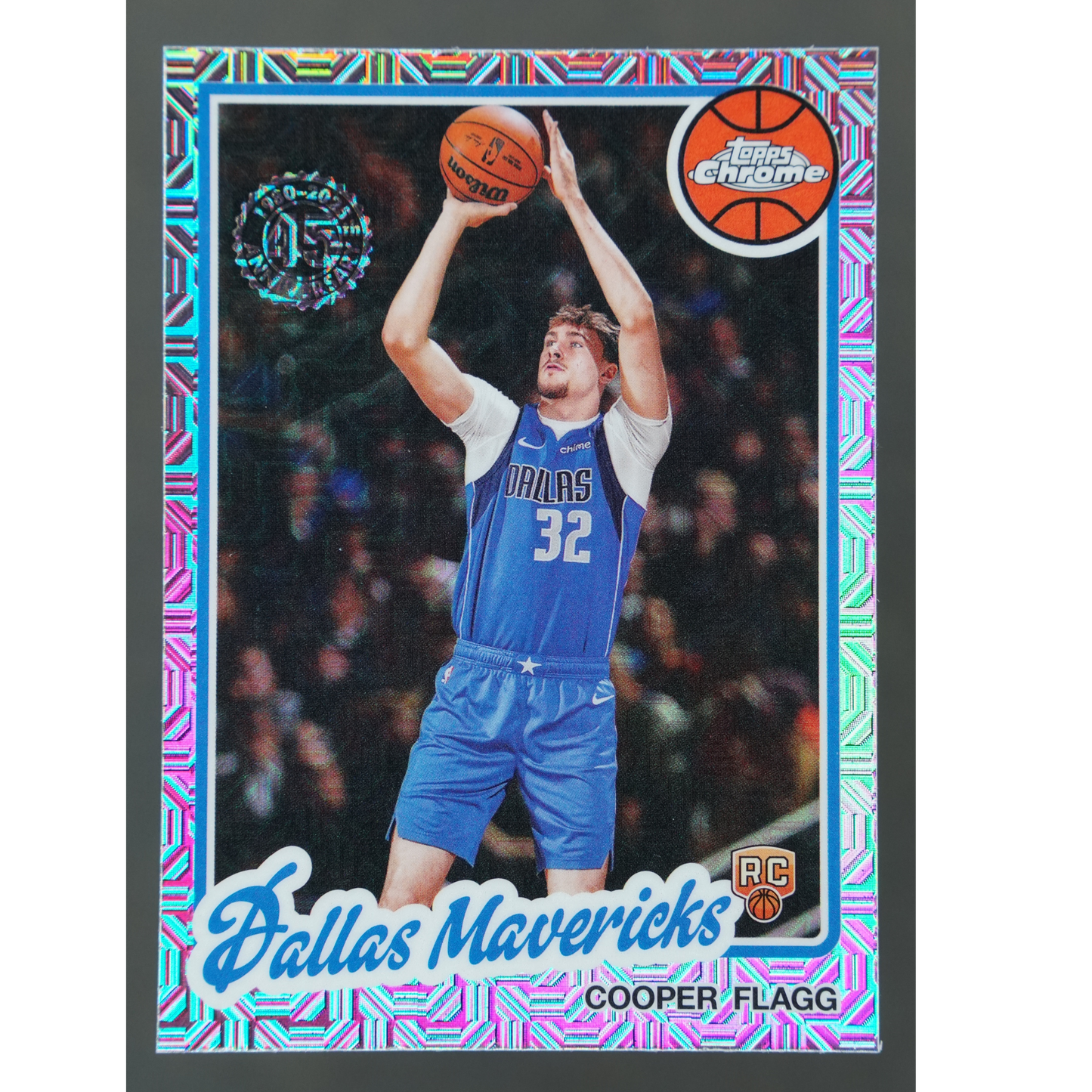 Cooper Flagg 2025 Topps Chrome Silver Pack 45th Anniversary RC #TC-CF
