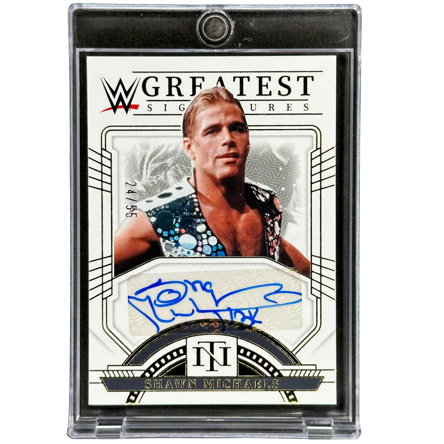 Shawn Michaels 2024 National Treasures Greatest Signatures 24/55 #WG-SHM