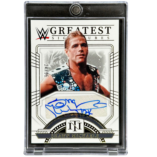 Shawn Michaels 2024 National Treasures Greatest Signatures 24/55 #WG-SHM