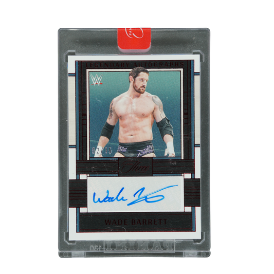 Wade Barrett 2024 Three Count Legendary Autographs 2/15 #LA-WBR