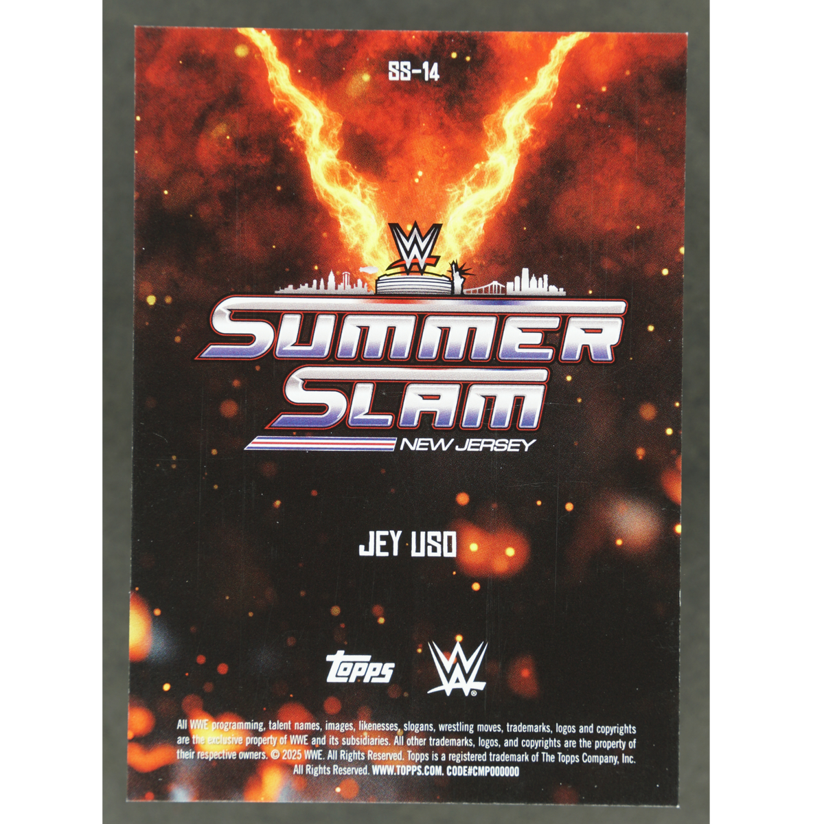 Jey Uso 2025 Summer Slam 18/25 #SS-14