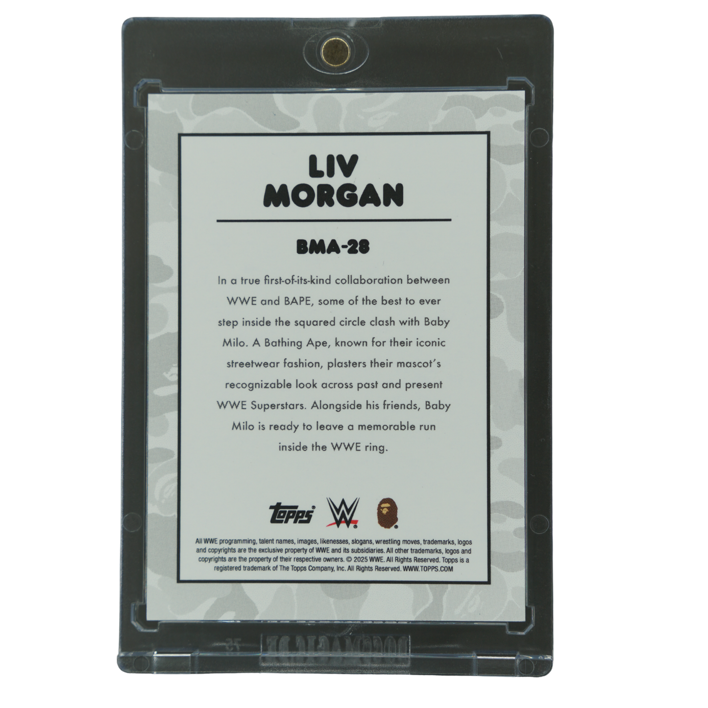 Liv Morgan 2025 Topps x BAPE 21/25 #BMA-28