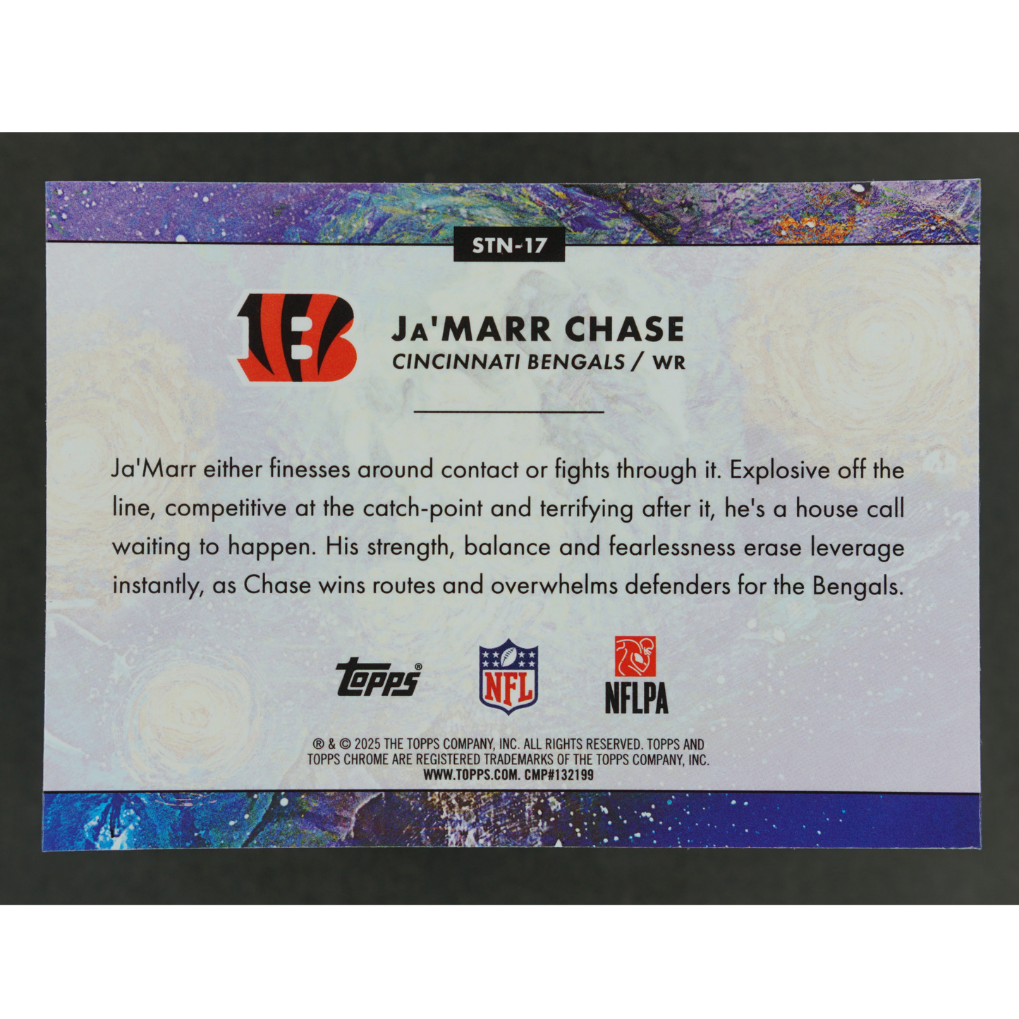 Jamarr Chase 2025 Cosmic Stars in the Night #STN-17