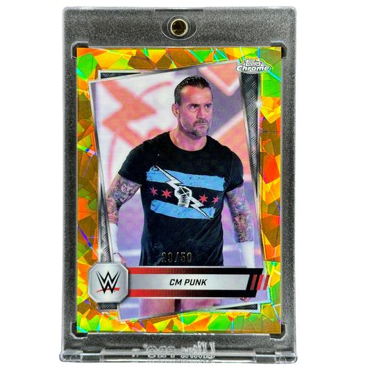 CM Punk 2025 Chrome Gold 29/50 #98