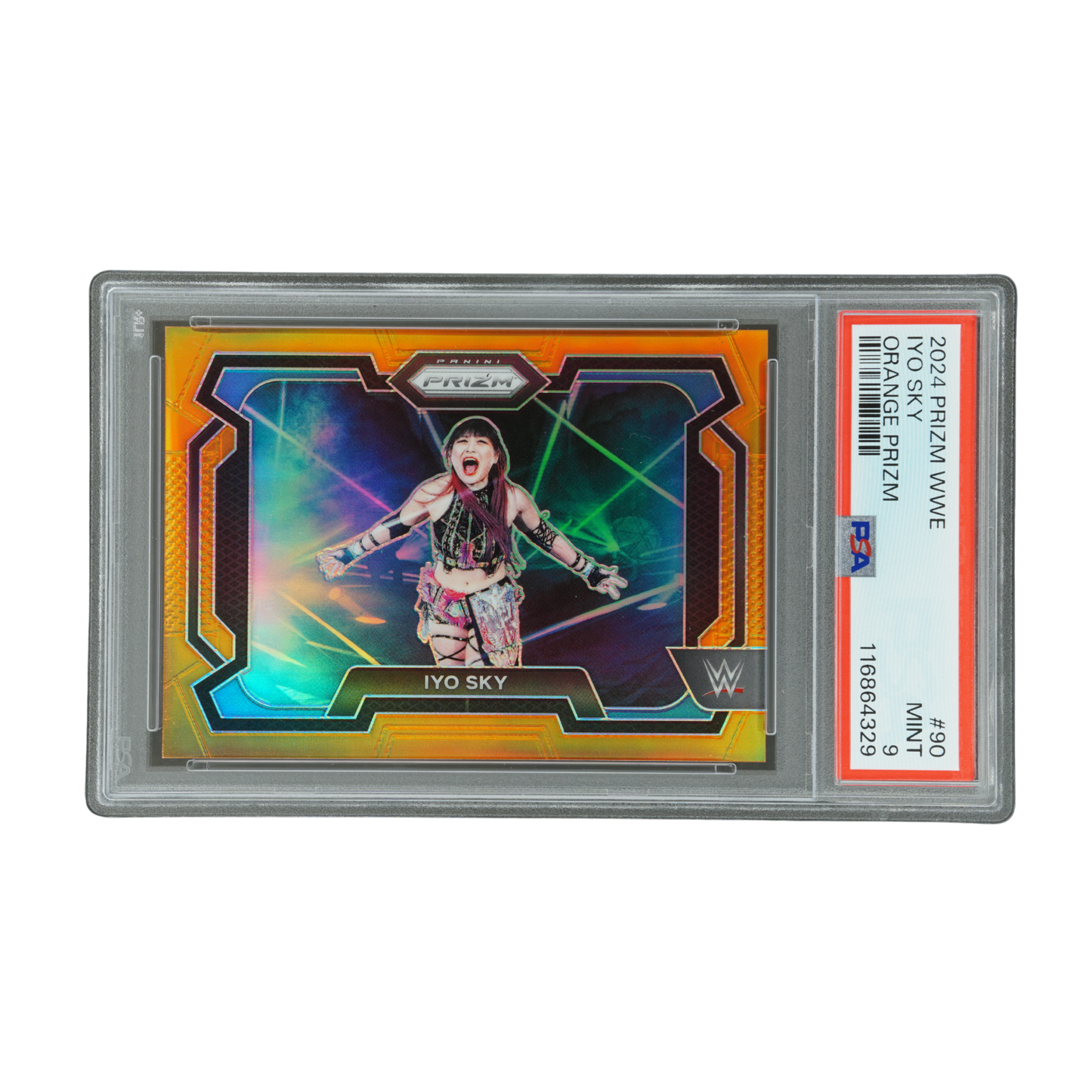 Iyo Sky 2024 Prizm Orange 9/99 PSA 9 #90
